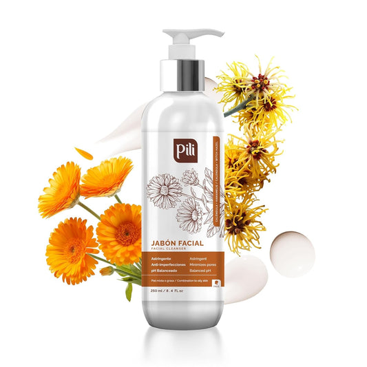 Limpiador Facial Pili con Hamamelis y Caléndula